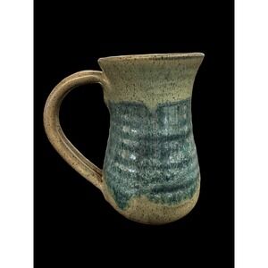 SpartaWare 6" Blue Glaze mug. NWOT Numbered And Signed By Artist OOAK